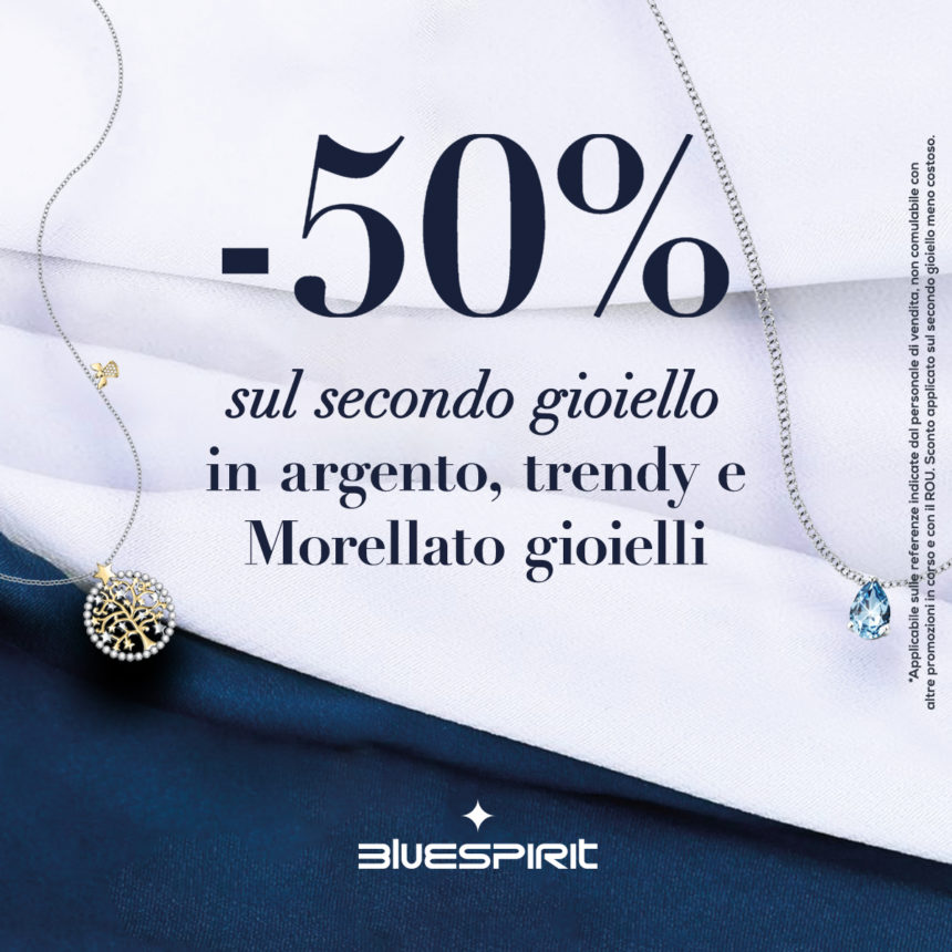 Blue Spirit: – 50% sul secondo gioiello!