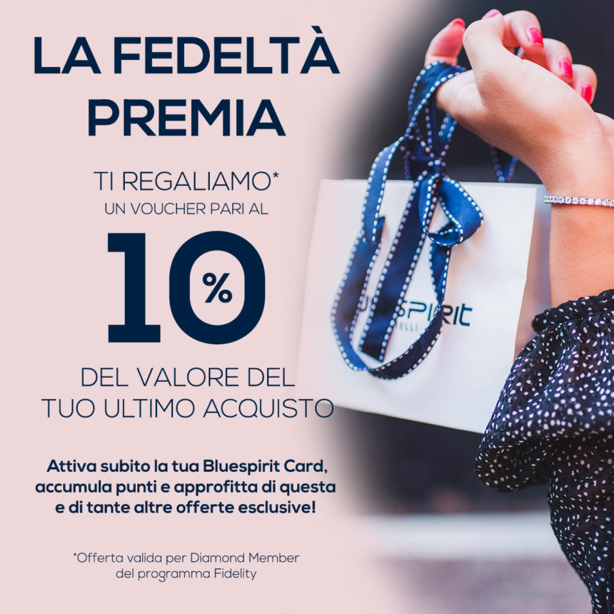 Blue Spirit Card: la fedeltà ti premia!