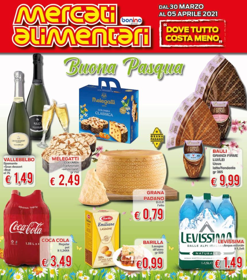 Supermercato Mercati Alimentari: LE OFFERTE DI PASQUA!