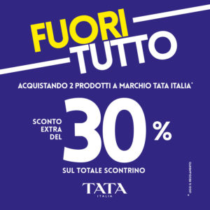 TATA ITALIA: FUORI TUTTO!