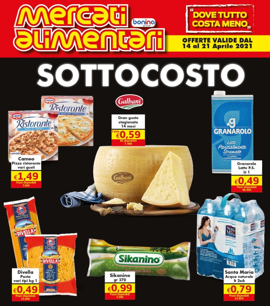 SOTTOCOSTO MERCATI ALIMENTARI!