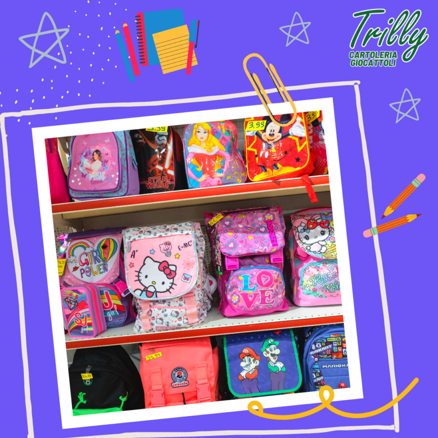 Trilly cartoleria: back to school! Trilly cartoleria: back to school!