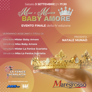 Evento finale concorso di bellezza baby amore 2022