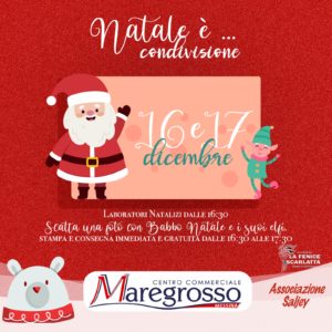 Il Natale è…Condivisione al Centro Maregrosso!