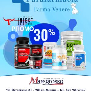 Inject nutrition: la promozione dedicata agli sportivi.